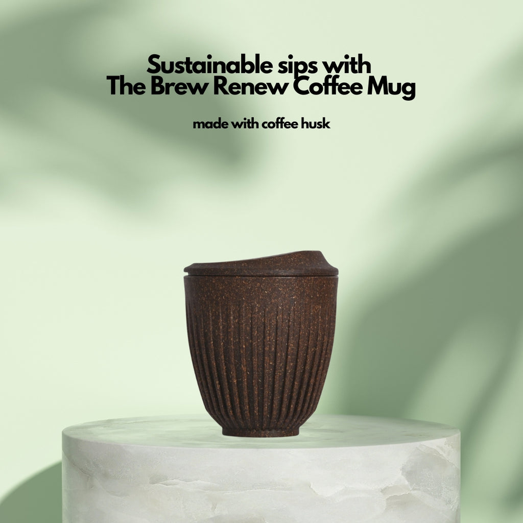 Buy Upcycled Coffee husk mug (250ml) Online in India