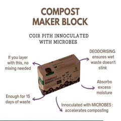 Compost maker brick