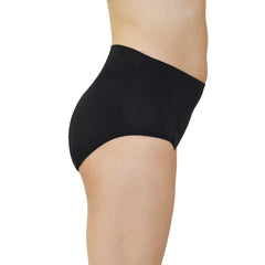 High Cut Period Underwear- Black