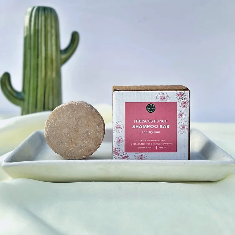 Hibiscus Punch Shampoo Bar- Dry & Frizzy hair