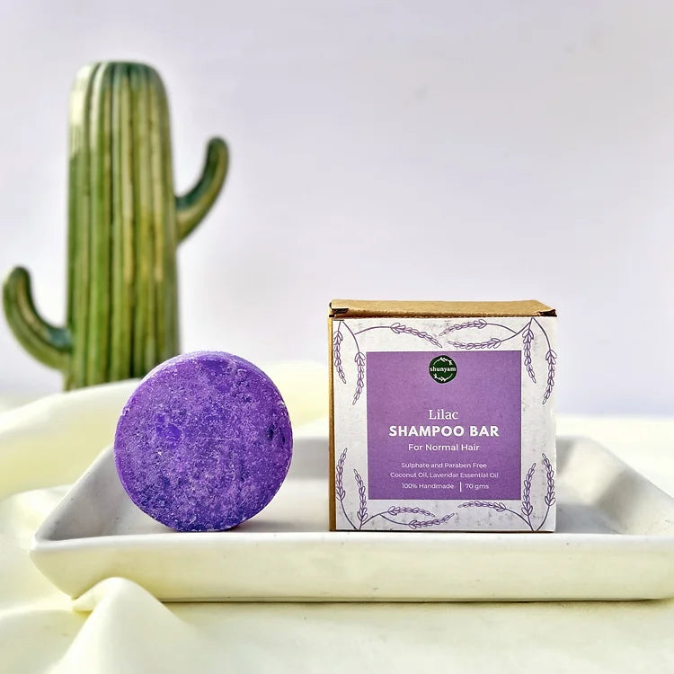 Lilac Daily Shine Shampoo Bar- Normal to dry hair