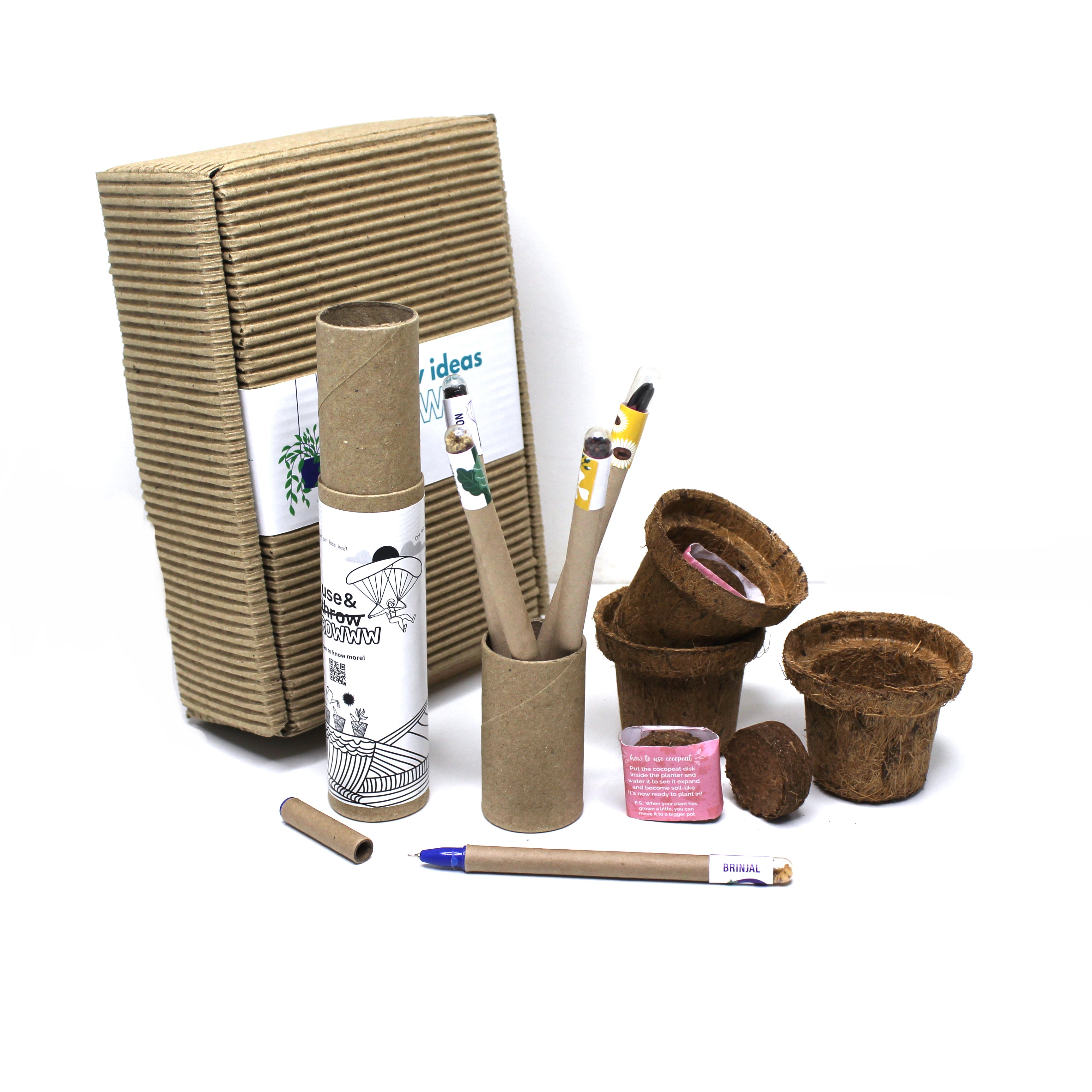 Plantable stationery box- Employee eco gifts-Bulk buy