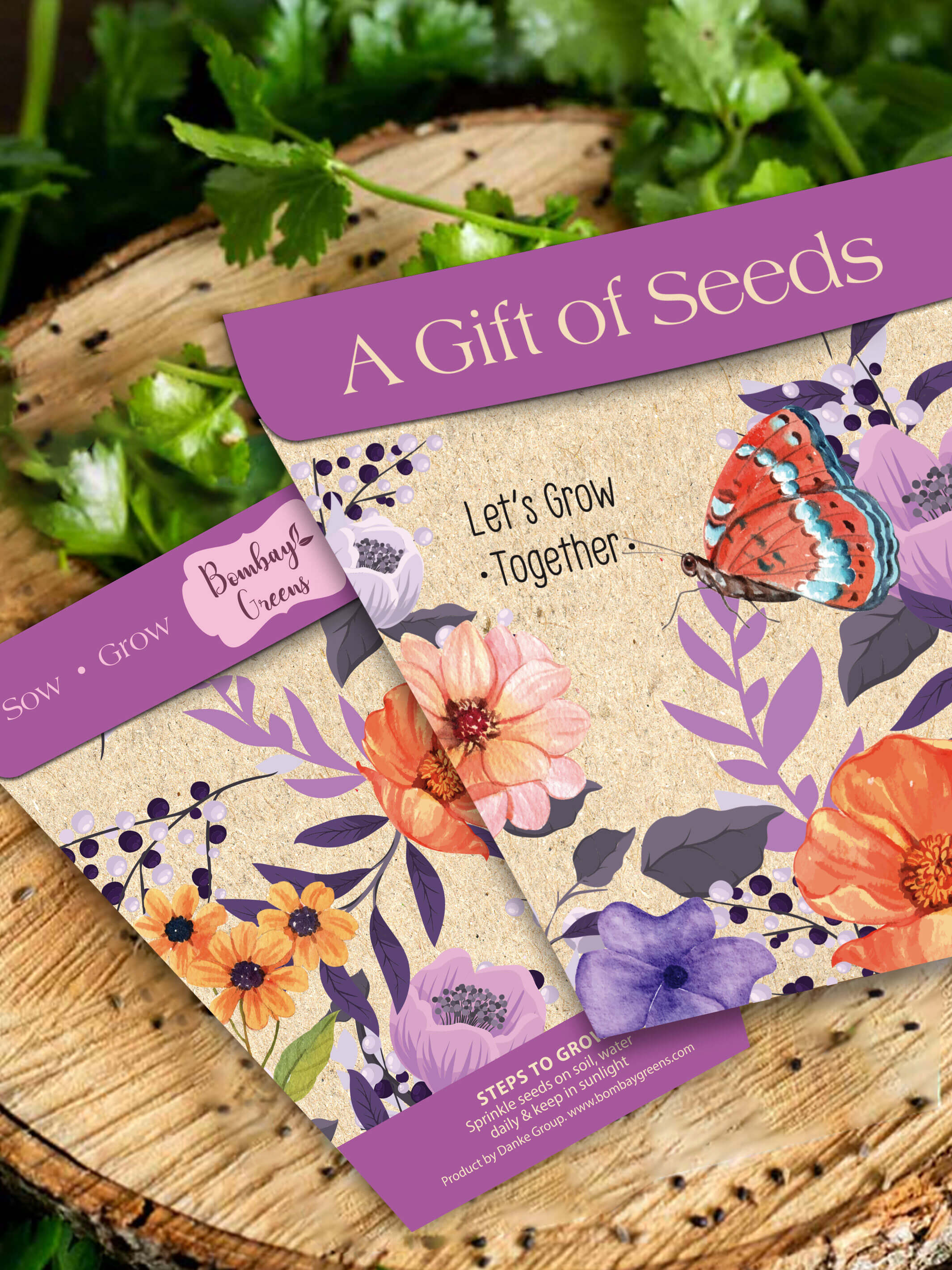Gift of seeds-Butterfly blue pea
