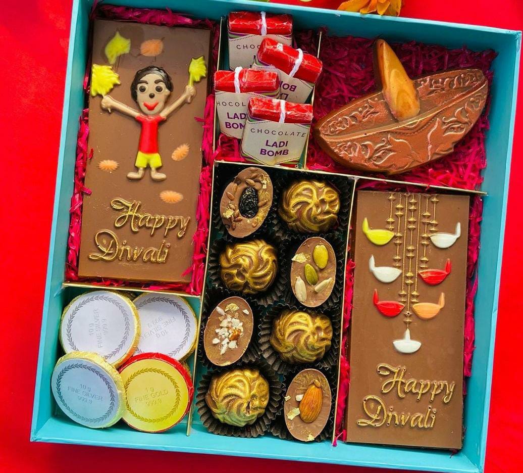 Handmade chocolates with logo and messages- custom made