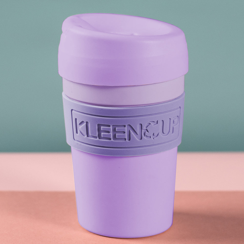 KleenCup Green 375 ml - Reusable travel mugs | BPA-free Coffee Cup with lid