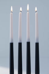 Mix & Match Tapered Candles (Black Colored Set of 4)