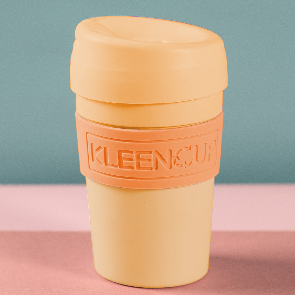 KleenCup Green 375 ml - Reusable travel mugs | BPA-free Coffee Cup with lid