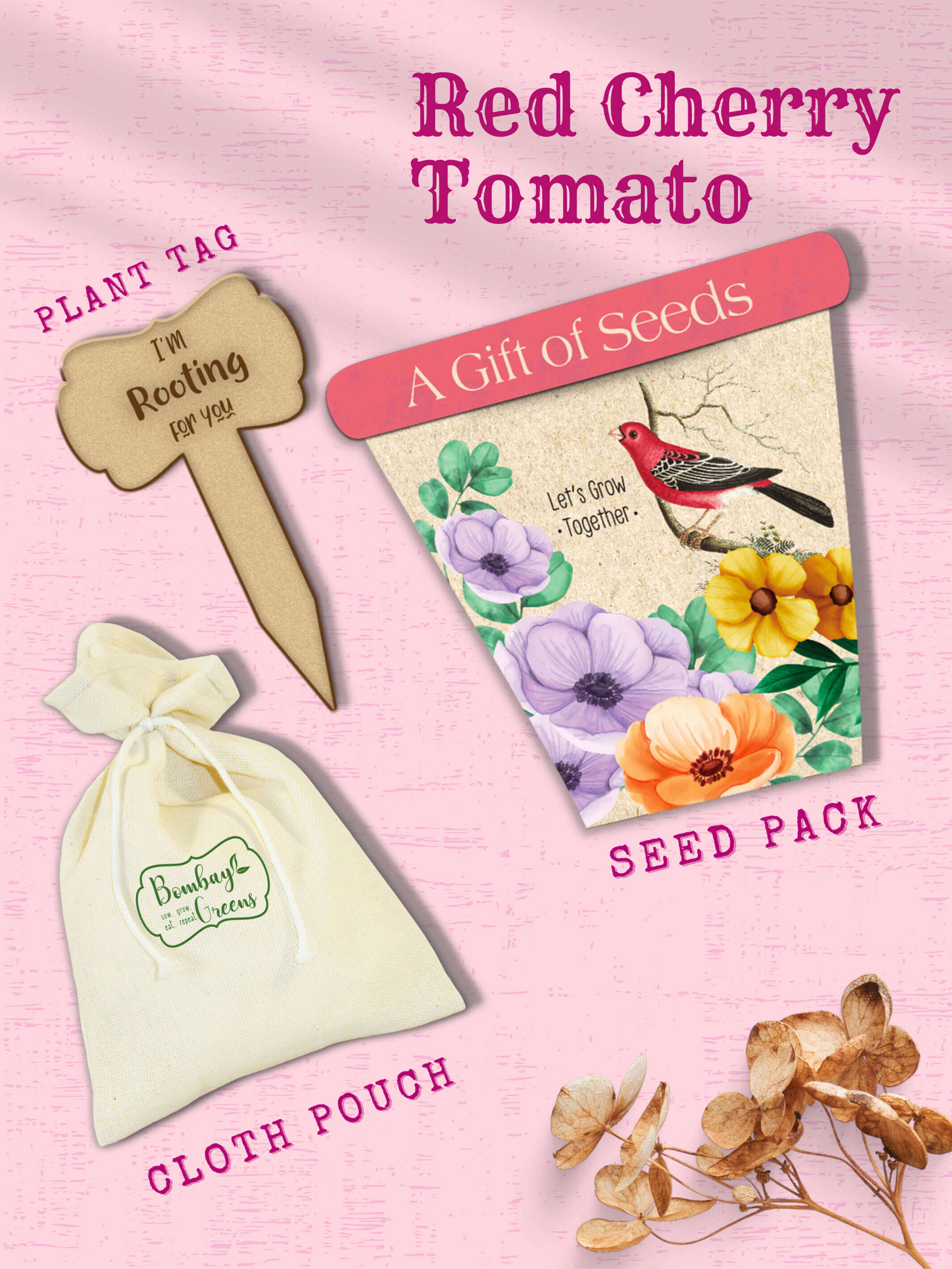 Gift of seeds-Red cherry tomato seeds