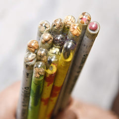 Recycled seed paper pencil