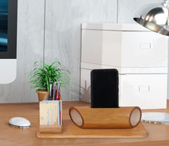 Bamboo Phone stand and speaker-Eco Corporate gifts