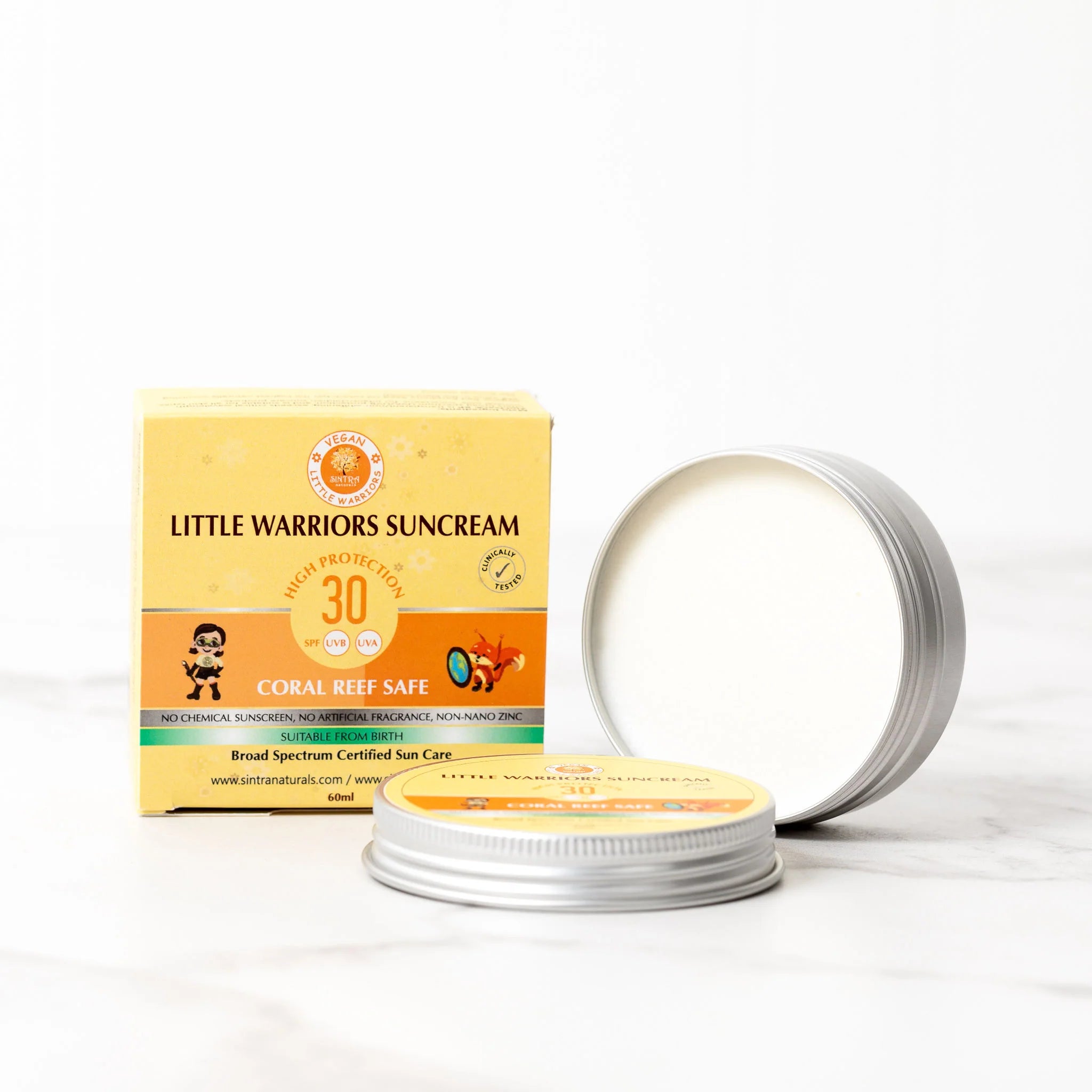 Vegan mineral sunscreen for Kids- SPF 30