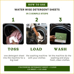 Laundry Detergent Sheets for washing machine- Zero Waste