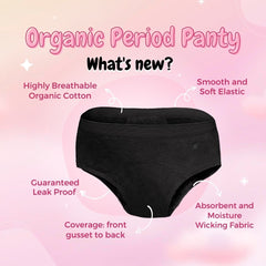 Organic Period Panty (Hipster)