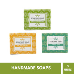 Bath soap bar gift set-Set of 3