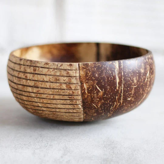 Thenga Hand Carved Jumbo Coconut Bowl - 900 ml