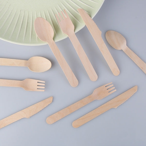 Wooden Cutlery set-100% Plastic free