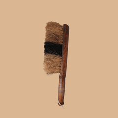 Coir dust removal brush
