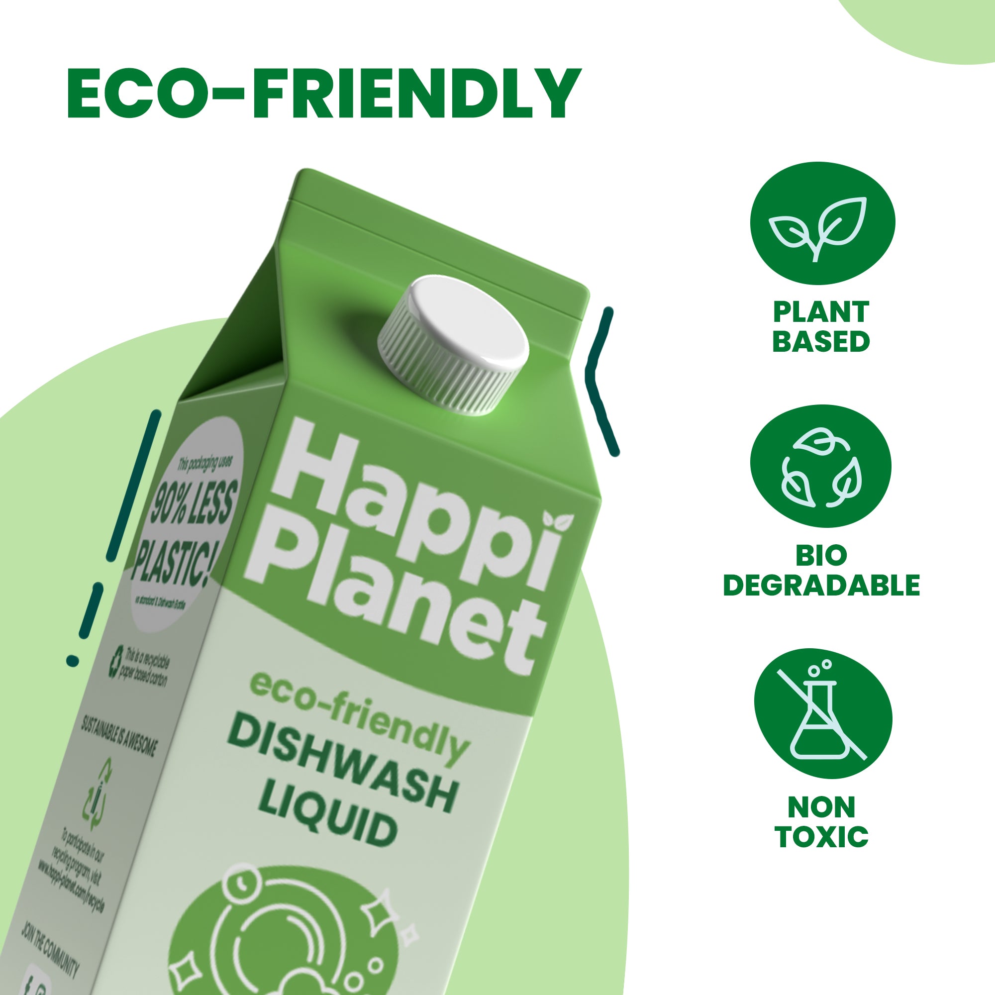 Happi Planet- Eco-Friendly Liquid Dishwash Gel