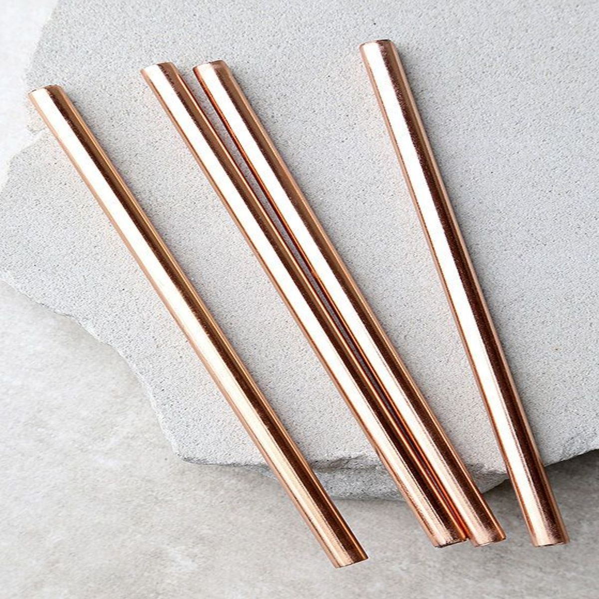 MyOnearth Copper Straw With Cleaner
