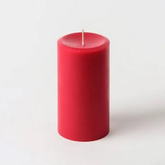 Soy wax Aroma Red Pillar Candle- Large