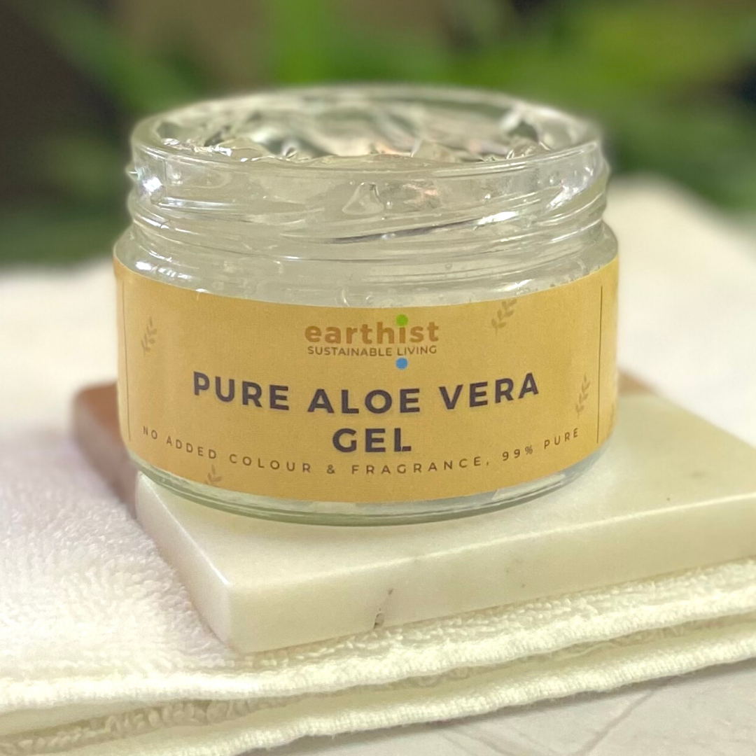 Natural Aloe Vera gel (No added color and fragrance ) , 200 gms