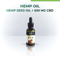 Hemp seed Oil for pets with 500mg CBD