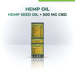 Hemp seed Oil for pets with 500mg CBD