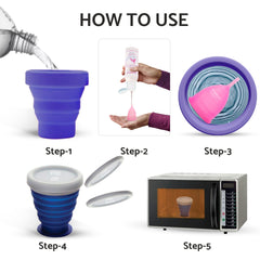 Menstrual Cup + Sterilizing Container (Combo)