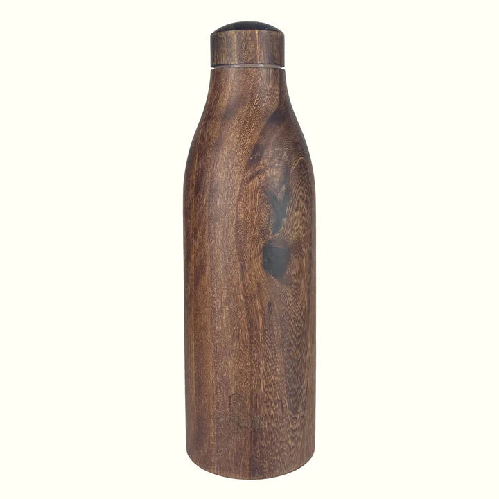 Blackberry wood and copper bottle