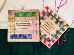 Affirmation Stitch Kit by White light elements