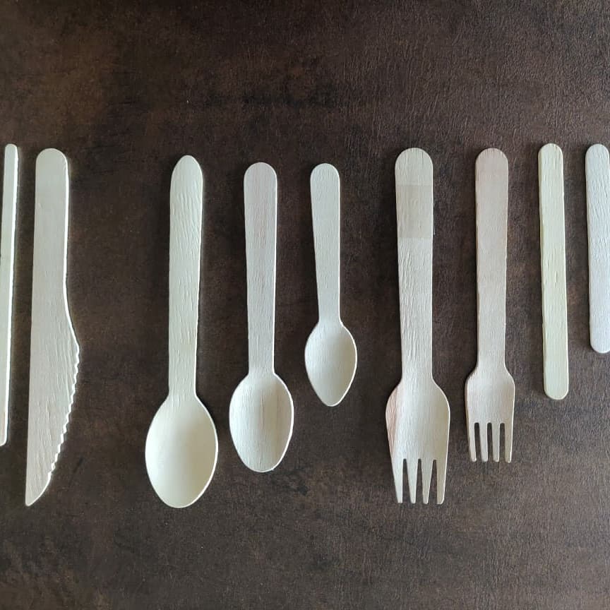 Wooden Cutlery set-100% Plastic free