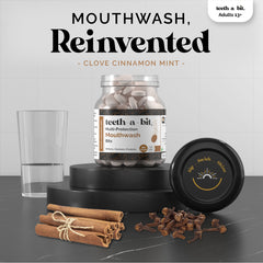 teeth-a-bit Multiprotection Clove Cinnamon Mint Mouthwash Bits (60 Count)