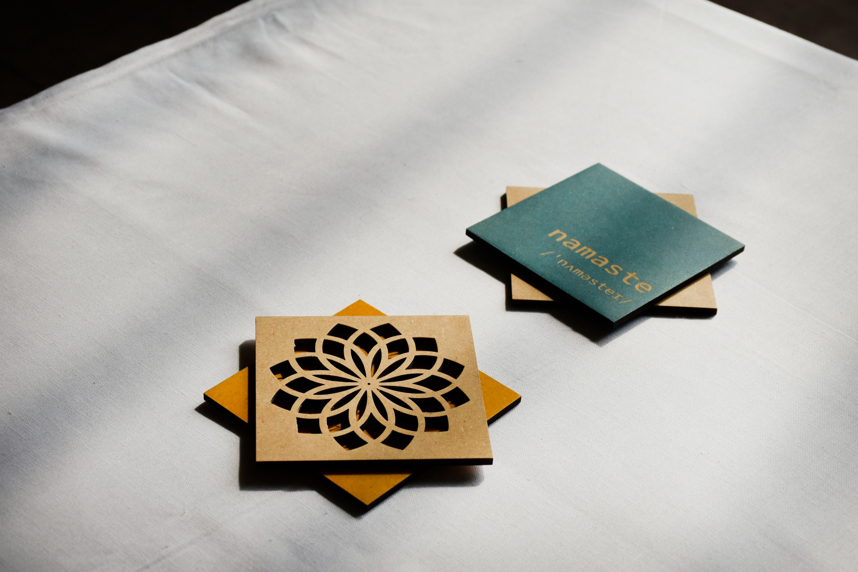 Namaste Coasters (Set of 4)