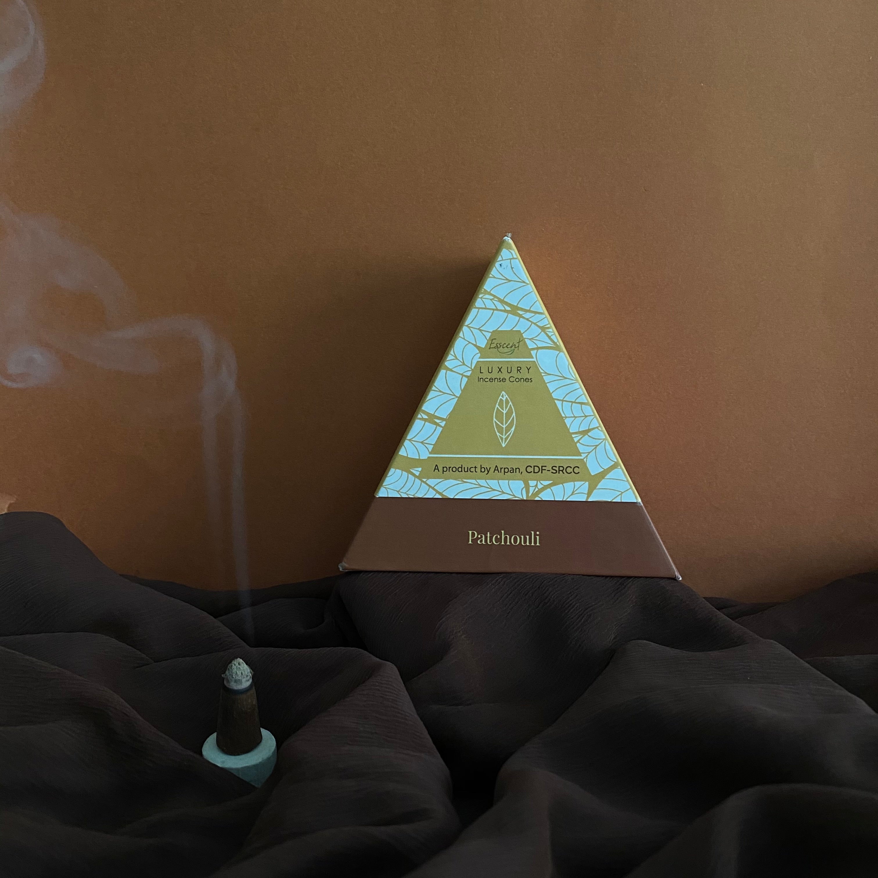 Natural incense cones