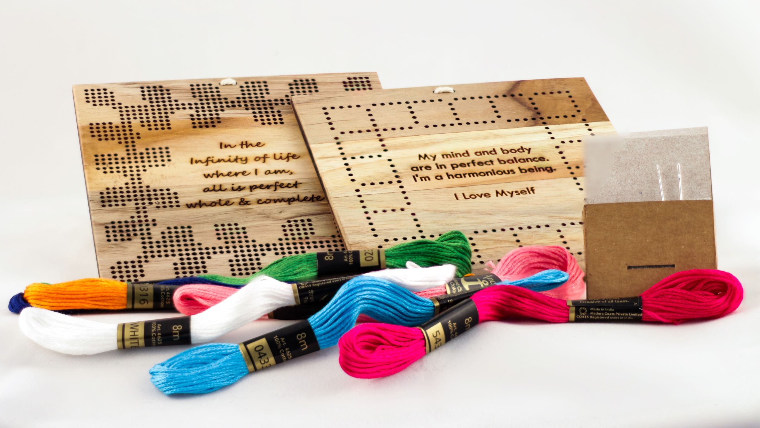 Affirmation Stitch Kit by White light elements