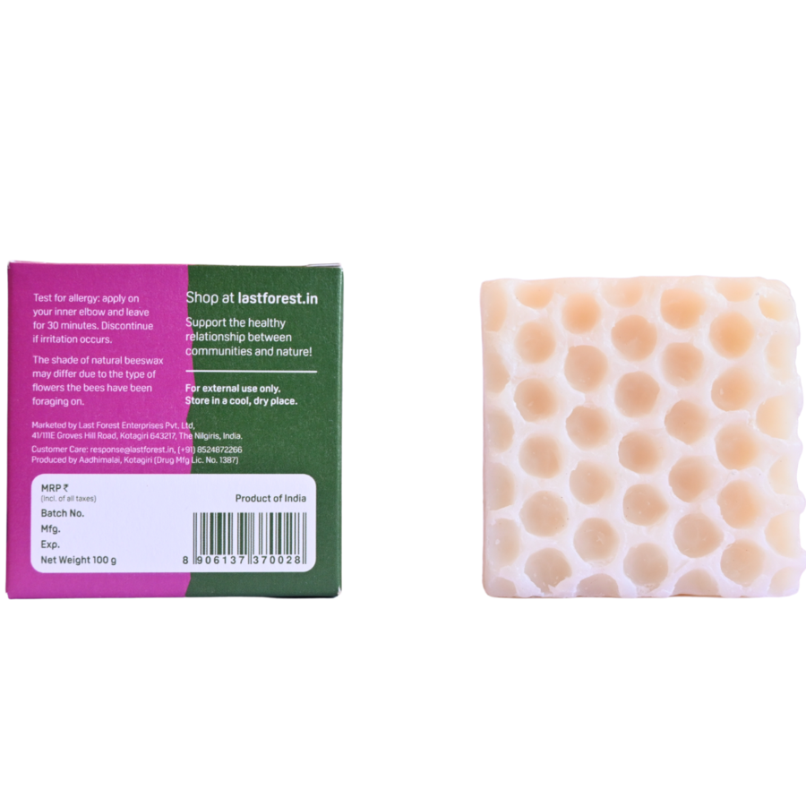 Handmade soap-Beeswax and Basil