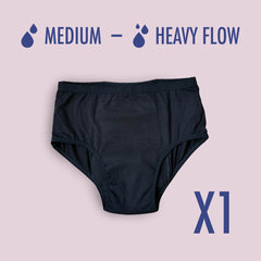 Reusable Period Panty KIT - SET OF 2 - Heavy flow & Medium flow - Absorbs upto 4 and 6 pads of flow